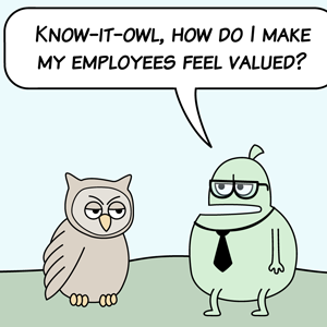 How to make employees feel valued