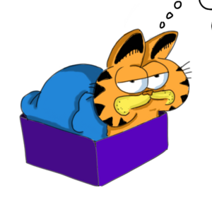 Garfield hates morons