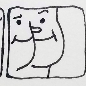 Faces in Butt Places