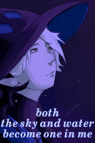 both the sky and water become one in me