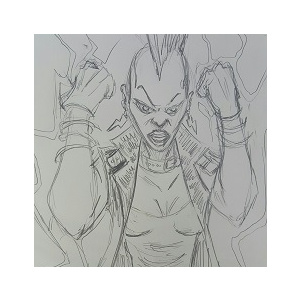 Storm...with mohawk