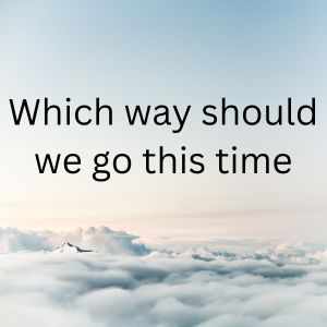 Which way should we go this time