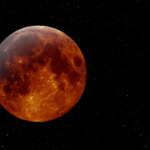 The moon looks awesome