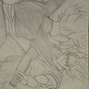 A Vegito and Zamasu drawing