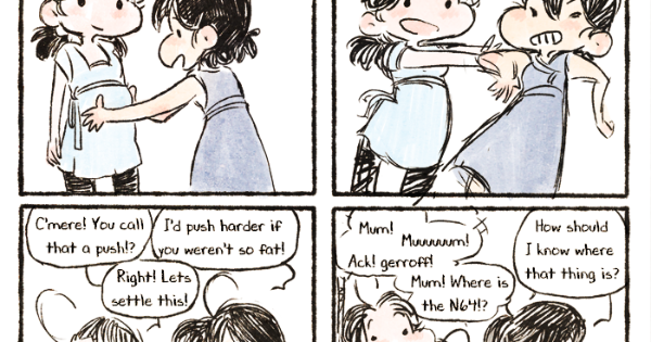 Read Alice's Short Comic Strips :: 93 - Sibling Rivalry | Tapas Community