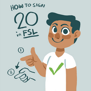 Sign Lesson: "20"