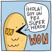 Won el pez s&uacute;per h&eacute;roe