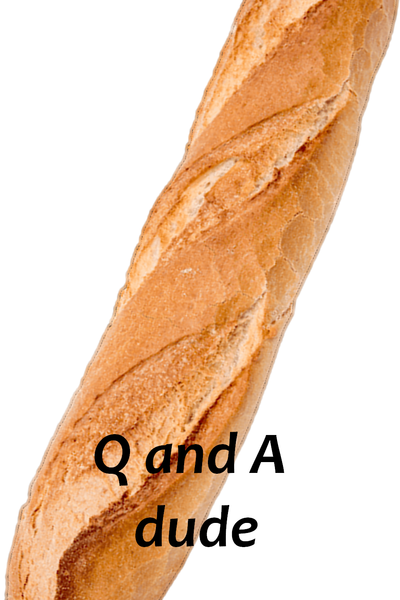 question and answering dude