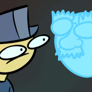 The ghost that only tells really bad jokes