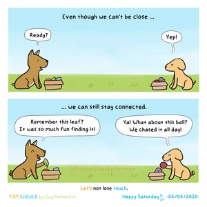 Not so apart.