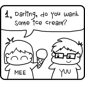 Sharing Ice Cream