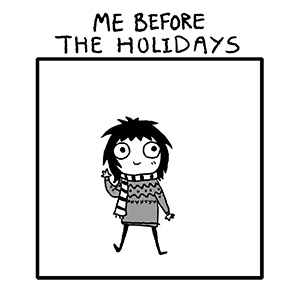 Me Before the Holidays vs Me After