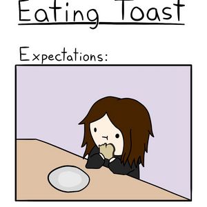 Eating Toast