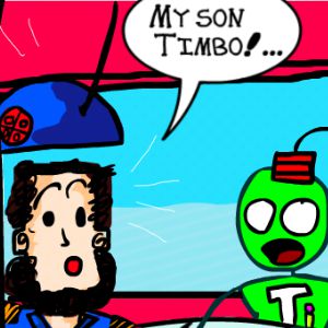 Admiral Pizza issue #7 page 26 The Admiral Hijacks the narrative  