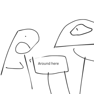 Around here 