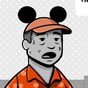 After a long day at the parks