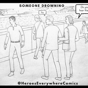 Someone Drowning Comic 