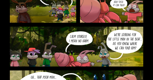 Dunb Rabbit Read Dumb Rabbits (shorts) :: Beaver Forest Part 3 | Tapas Community
