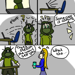 The computer accident!