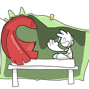 There's a monster under my bed