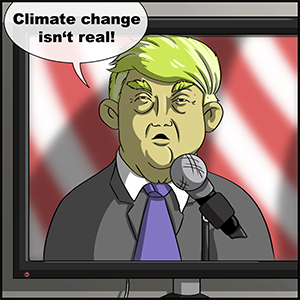 Climate change isn't real!