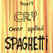 Don&rsquo;t cry over spilled spaghetti