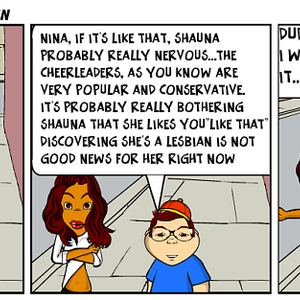 it's scary to pick up a straight girl, Shauna