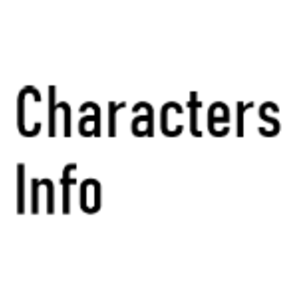 Characters Info + Note