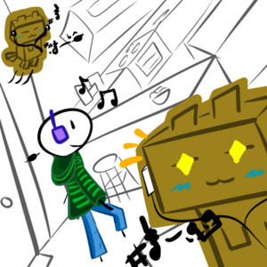 It's just a leg prank!