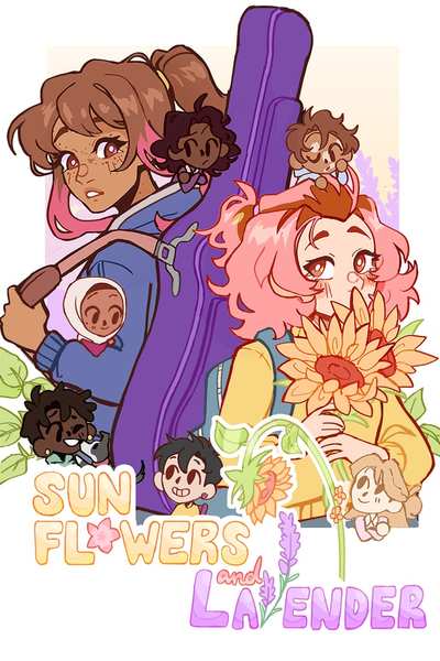 Tapas LGBTQ+ Sunflowers and Lavender