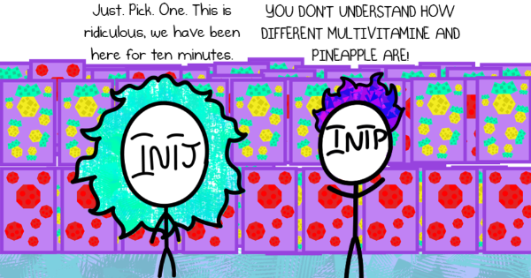 Read MBTI Webcomic :: Juice (INTP vs INTJ Novellectia Day 1) | Tapas ...