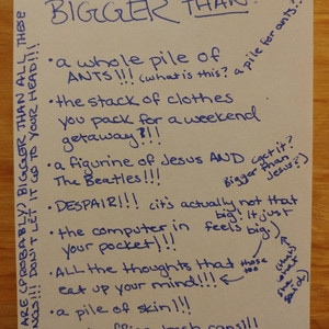 YOU ARE BIGGER THAN THINGS!!!