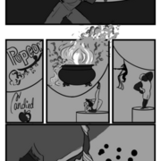 Behind the curtain