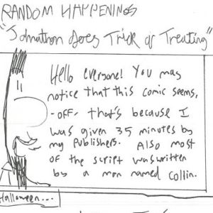 "Johnathon Goes Trick or Treating" {31/10/2023}