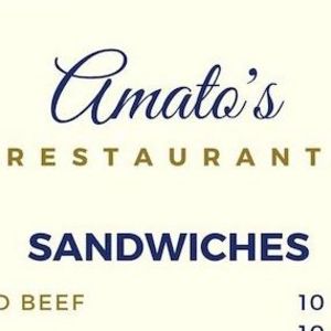 Amato's Restaurant Menus