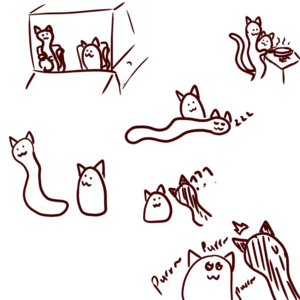 Slink and Fluff Doodle #1