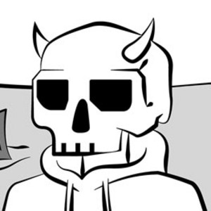 Swimming in the Ocean - Skull Guy, The Apathetic Skeleton