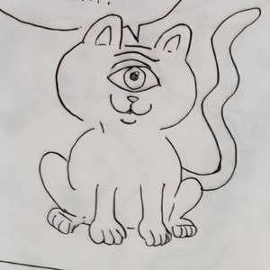 Ghost Dog and Cyclops Kitten