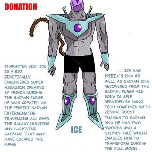 Villain Design Dragon Ball Pride ICE