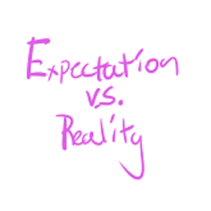 Expectation vs Reality: Tying Up Hair
