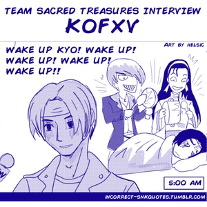 The reason why Kyo wakes up in the morning