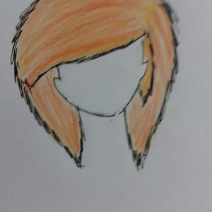 Emo hair (Orange)