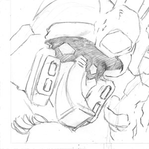 P+B robot fantasy WIP