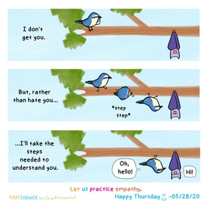 Don't give into hate.