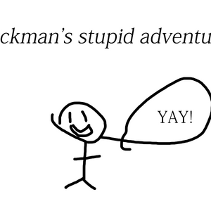 Stickman reads a comic