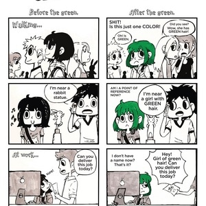 The Green-Haired Girl