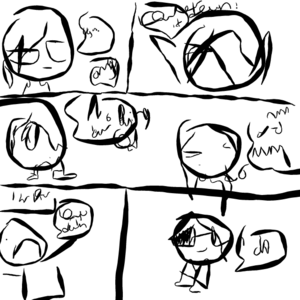 1st Comic (Yes I know this is HORRIBLE!)
