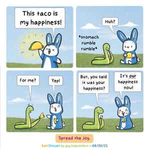 Happiness is...