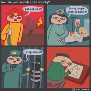 We live in a society