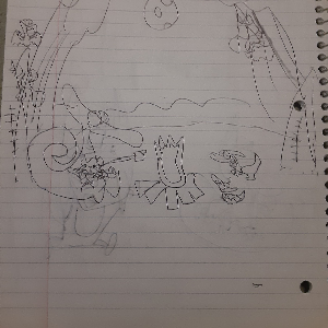 Gummy goes camping and the sneaky pterosaurs